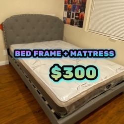 Bed Frame And Mattress