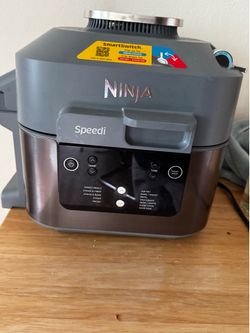 ninja speedy air fryer and multi cooker used two times