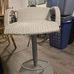 2 "High Top" Up And Down Chairs That Swivel