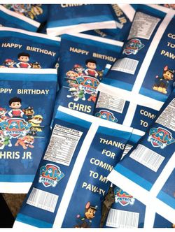 Birthday party favors