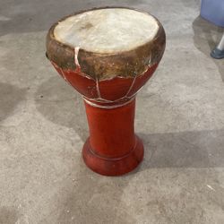 Red Stoneware (Clay) Doumbek 