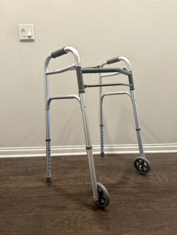 Lightweight Aluminum Walker with Wheels