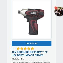Matco Cordless Impact