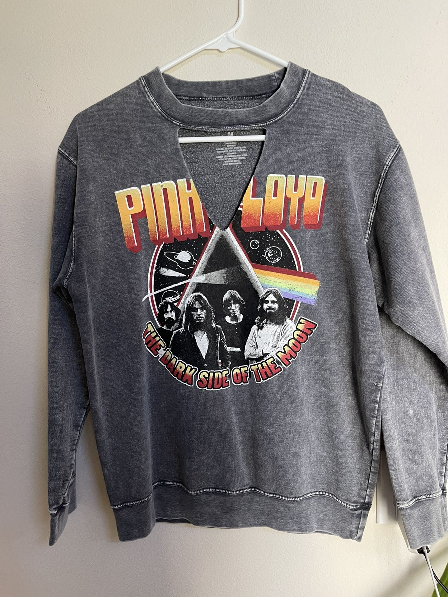 Women’s Size Medium Pullover Sweatshirt Pink Floyd