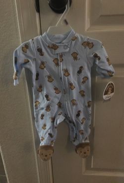 Monkey onesie newborn brand new