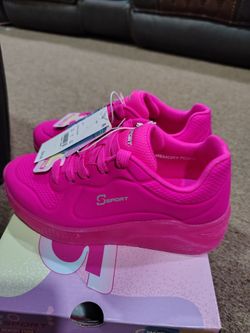 S Sport Memory Foam Sneakers Hot Pink size 1