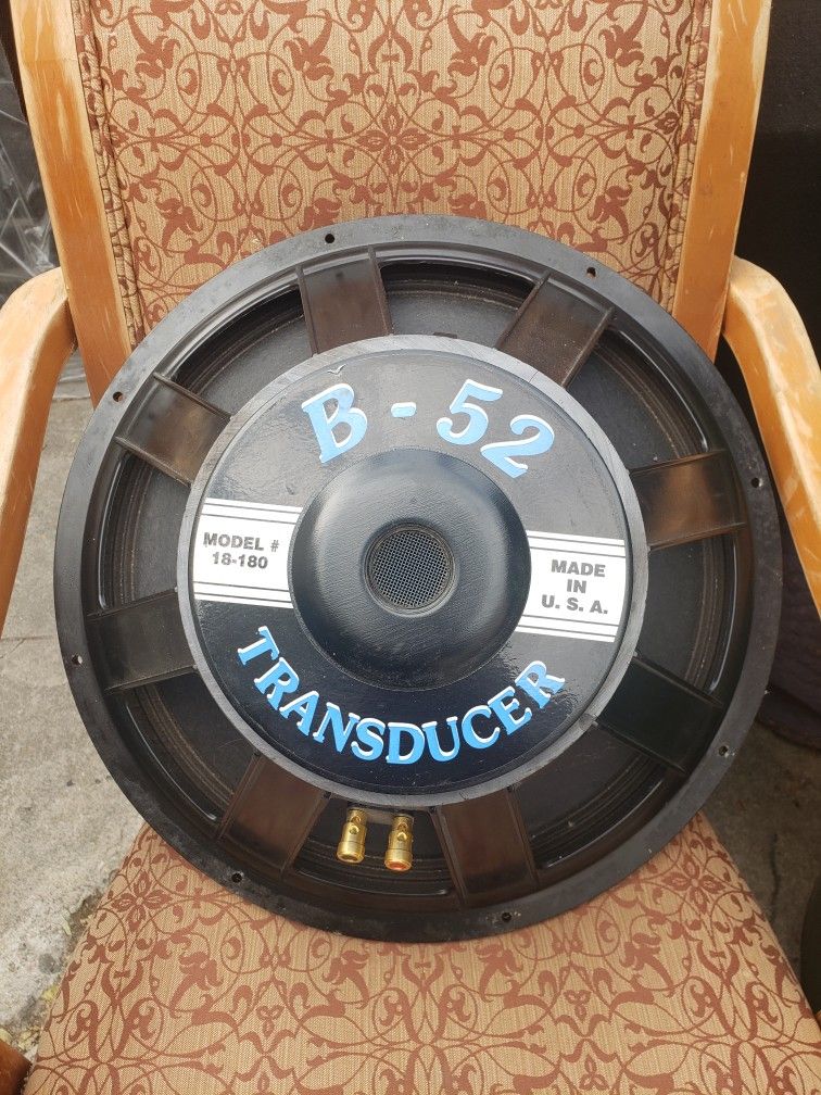 B-52 WOOFER SPEAKER