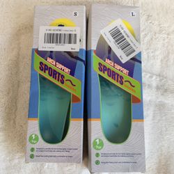 GEHENG Arch Support Insoles – Size S (Women’s 5–6.5 / Men’s 4–5.5) – Brand New