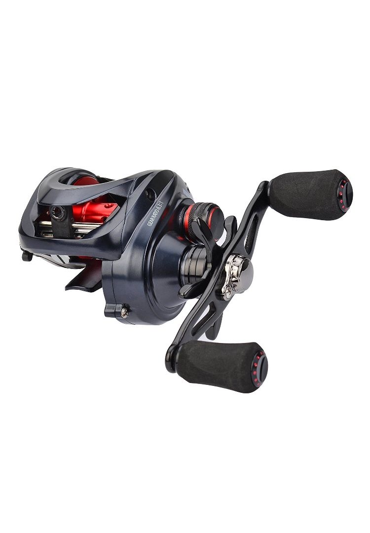 KastKing Spartacus Maximus Metal Baitcasting Fishing Reel – Saltwater Baitcaster- 10 + 1 Shielded Stainless Bearings - 25 LB Carbon Fiber Drag - Zero