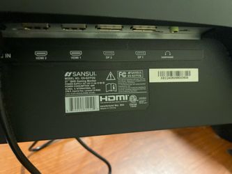 Sansui Gaming Monitor 144hz 0.5ms response time