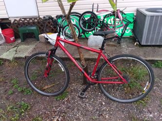 Diamondback Red Mountain Bike