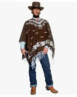 New Smiffys Deluxe Authentic Western Wandering Gunman Cowboy Costume, Large