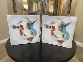 2 Beautiful Hand painting Brand New