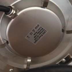 Eapmic 12V 54W Pool Light Underwater Color-Change LED Lights RGB IP68 with Remote (54W Stainless Steel Shell