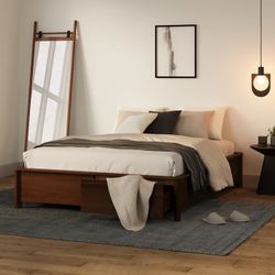 Queen Size Mattress + Storage Frame 