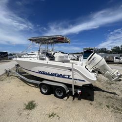 Wellcraft Fishing Boat with New Motor