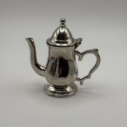 Godinger Silverplate Miniature Teapot - 4” Tall