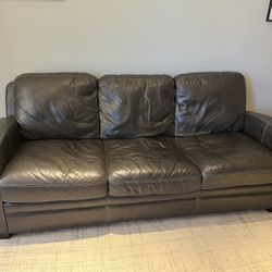 Black Leather Couch