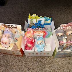 Pop Mart Labubu/ Spongebob 