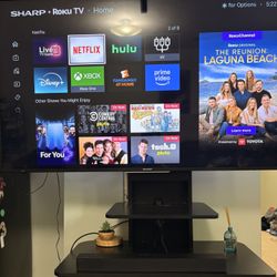 65” Roku TV w/ TV Stand