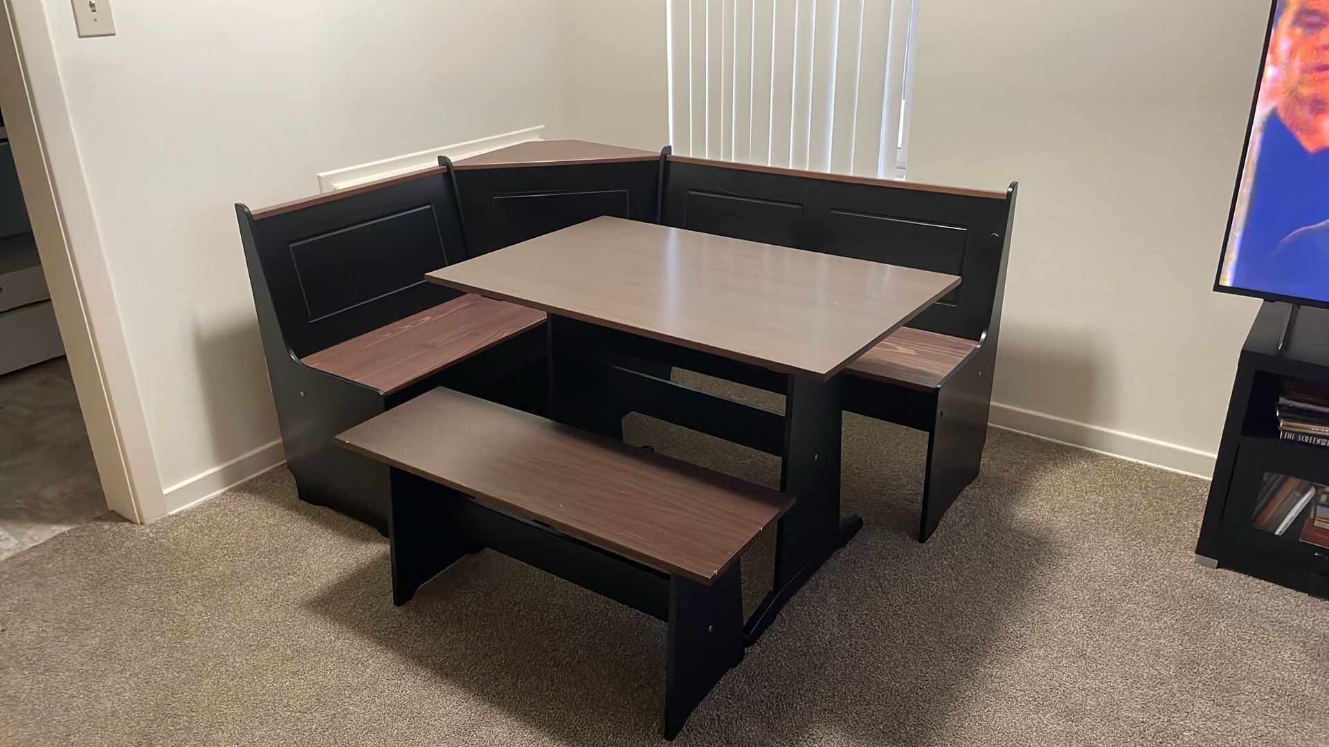 Linon Breakfast Nook With Storage