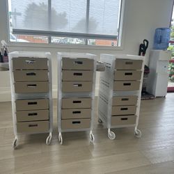 3 Minerva Beauty Trolleys 