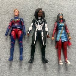 Marvel Legends Captain Marvel Monica Rambeau Ms. Marvel 6” Action Figure Lot