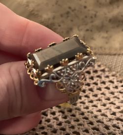 NATURAL CHOCOLATE SAPPHIRE RING 15.29cts