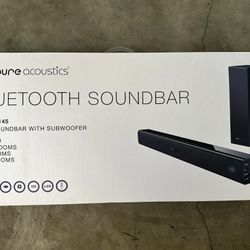 Pure Acoustics Blue Tooth Sound Bar + Subwoofer
