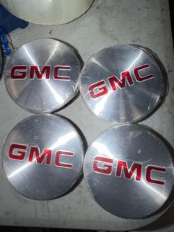 GMC hub caps 83mm black