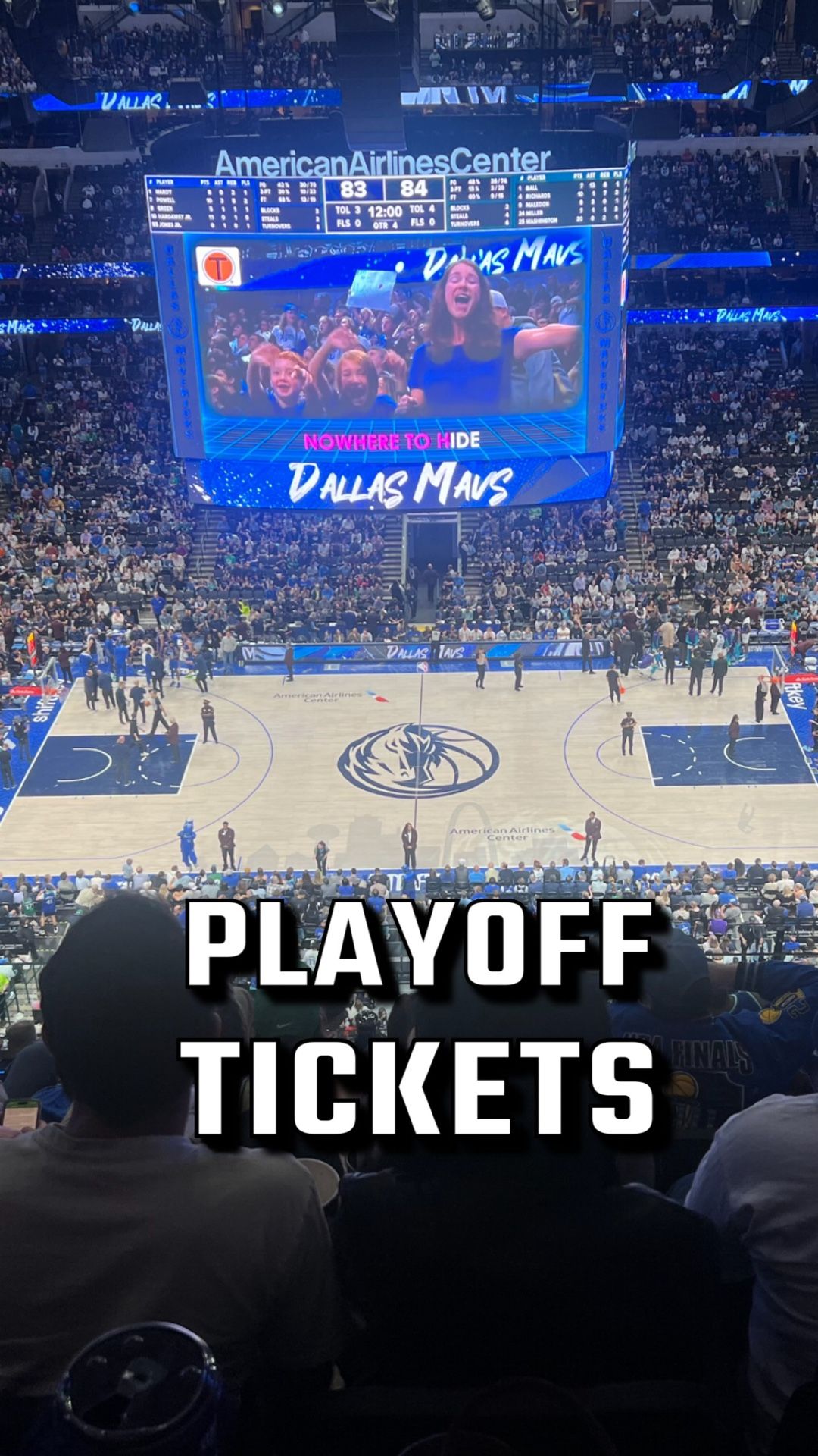  PLAYOFF TICKETS Dallas Mavericks Section 310 Row K