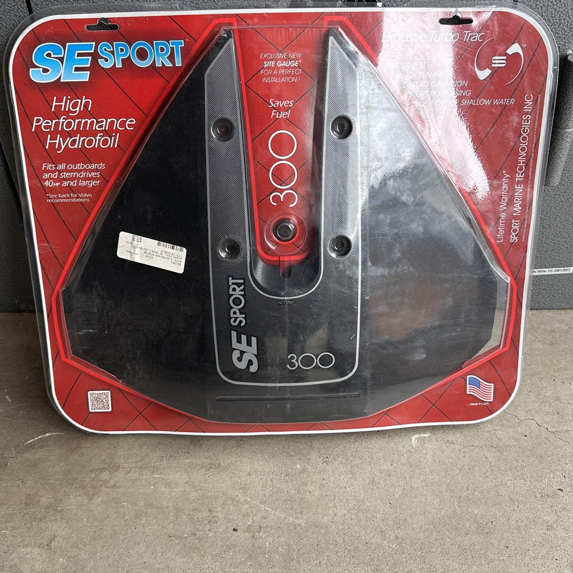 Hydrofoil For Outboard Motor.