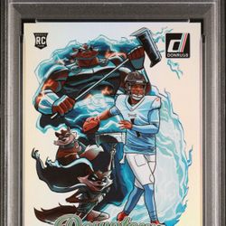 2025 Donruss Cam Ward Downtown RC #12 Tennessee Titans 