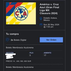 Club América vs Cruz Azul Gran Final Liga MX