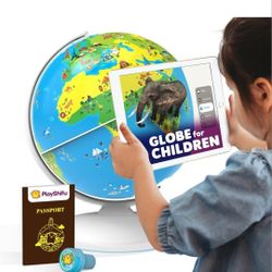 PlayShifu Globe for Children – Orboot Earth: Interactive Kids Globe with 1000+ Facts on Animals