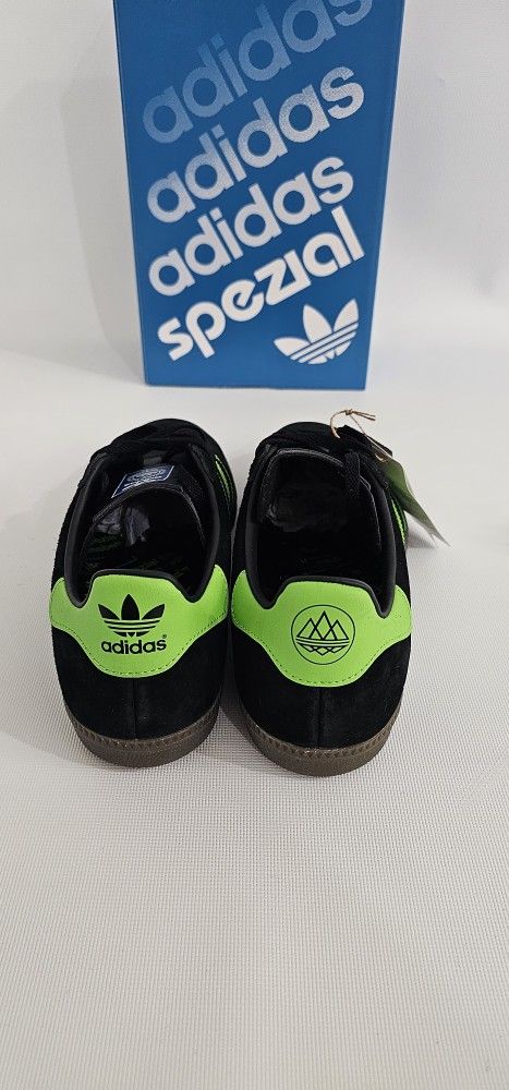 adidas gazelle silver green womens Adidas Samba Deco SPZL Core Black Lucid Lime
