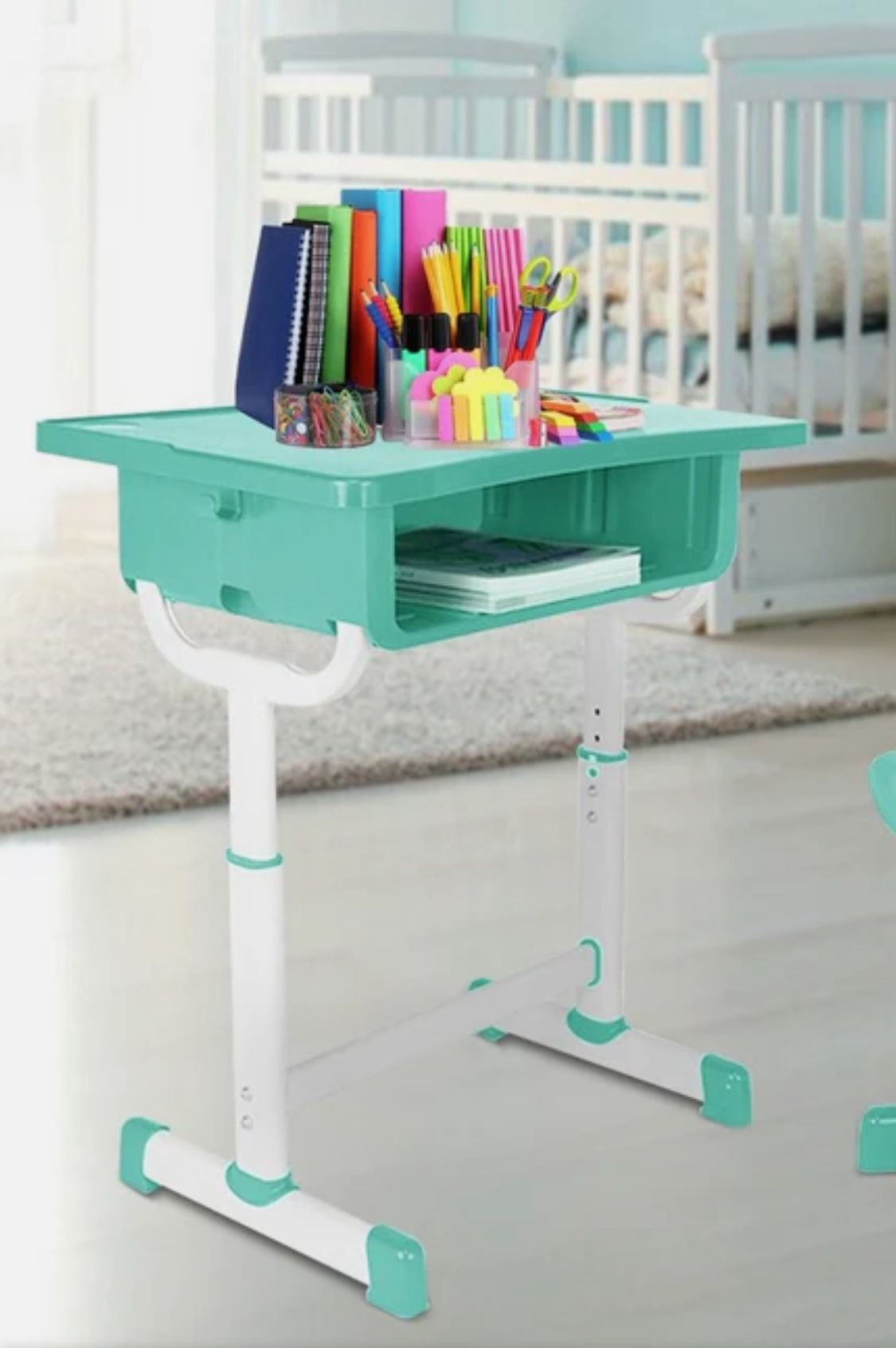 Kids adjustable desk