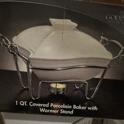Porcelain Baker With Warmer 