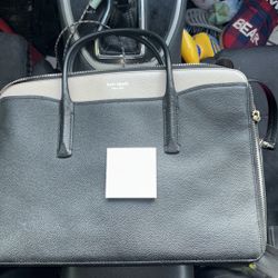 Brand New Kate Spade charcoal, and white gray