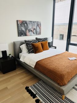 Upholstered Bed With Mattress