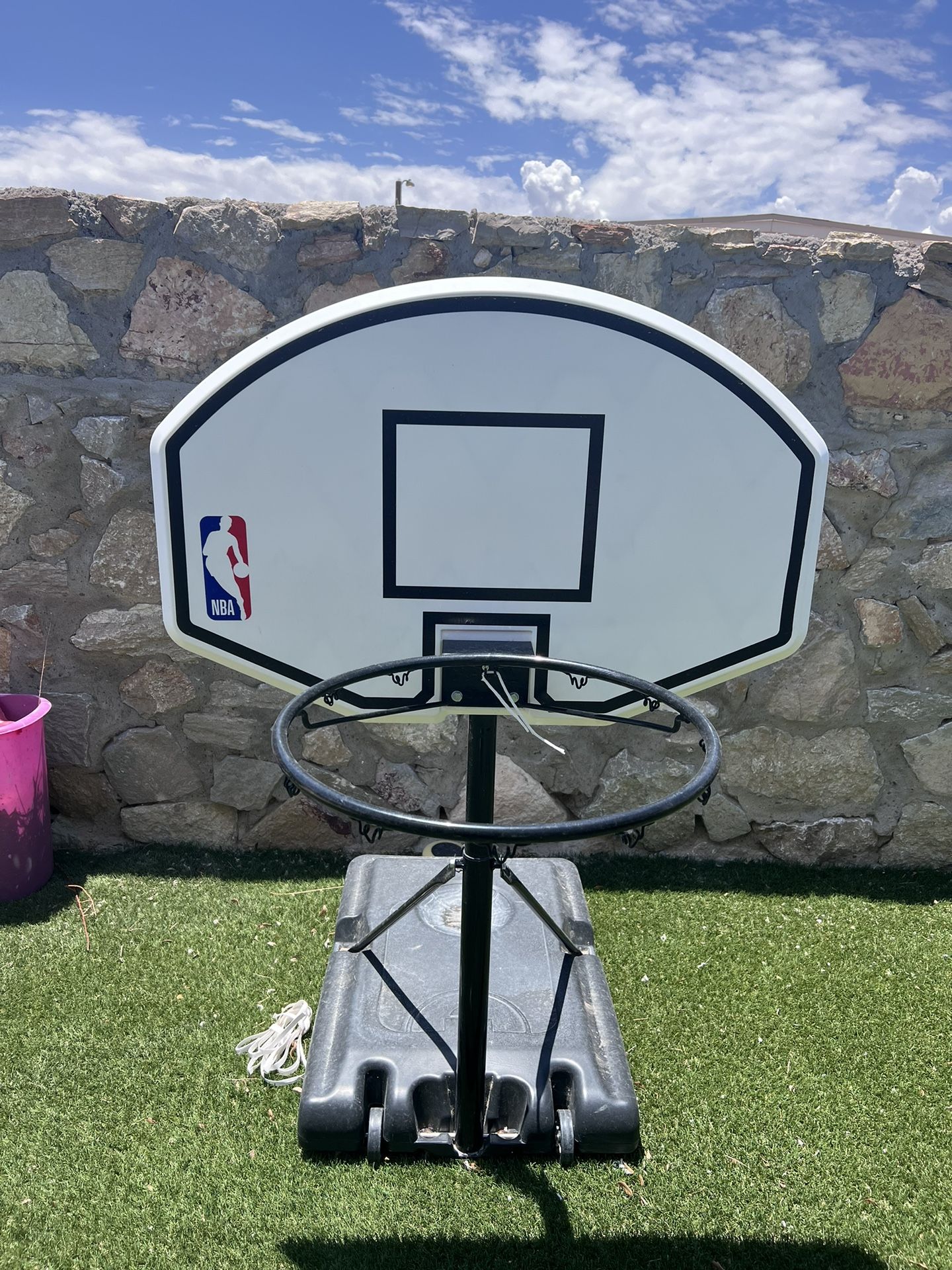 NBA Basketball Ball Hoop For A Pool.