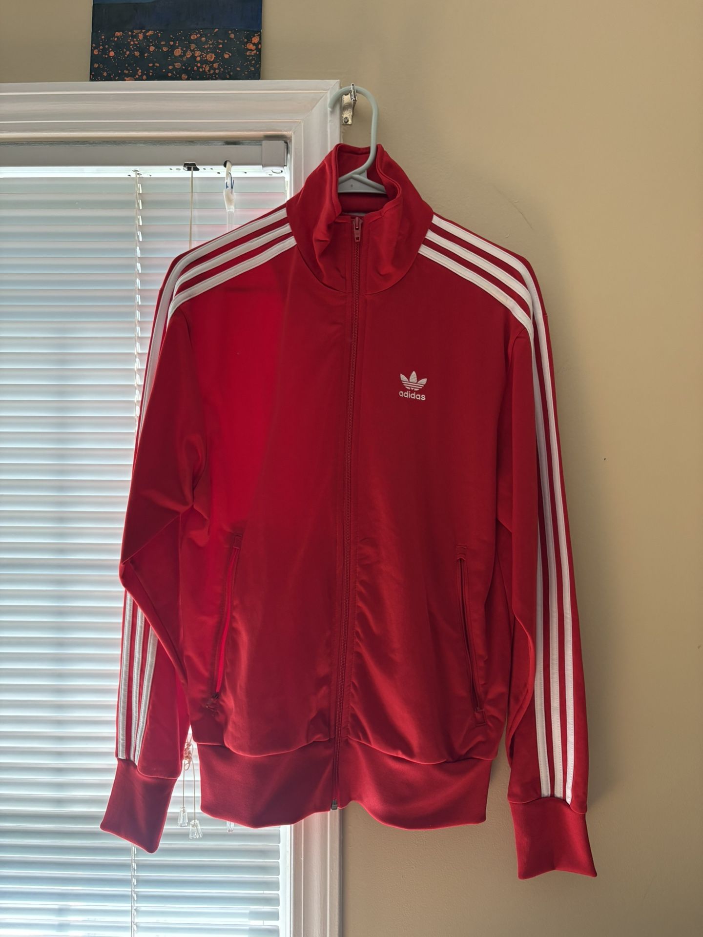 Adidas Originals Red Adicolor Classics Firebird Jacket
