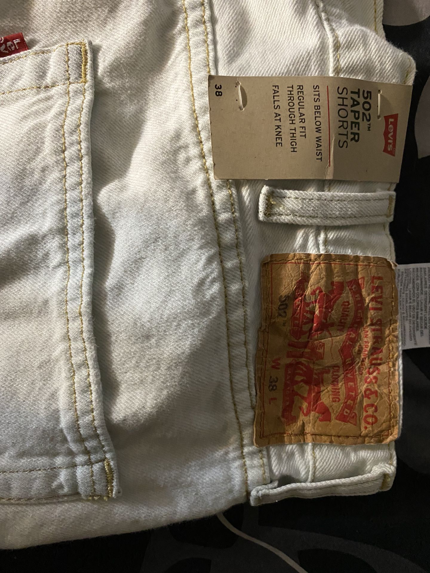 Levi Shorts New 502 Taper Shorts Size38 Men