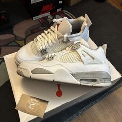 Jordan 4 White Oreo Sz 9.5