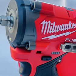 Milwaukee, M12 FUEL 12V Lithium-Ion Brushless Cordless Stubby 3/8 in. Impact Wrench TOOL ONLY 