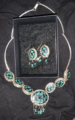 Artisan Jewelry Necklace and earrings
