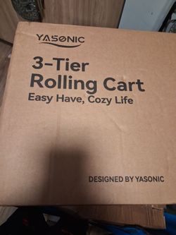 3 tier rolling cart