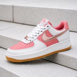 Women's Nike Air Force 1 Low '07 SE Shoes - Rust Pink Red Bronze - Size 6, 6.5, 7, 7.5, 8, 8.5