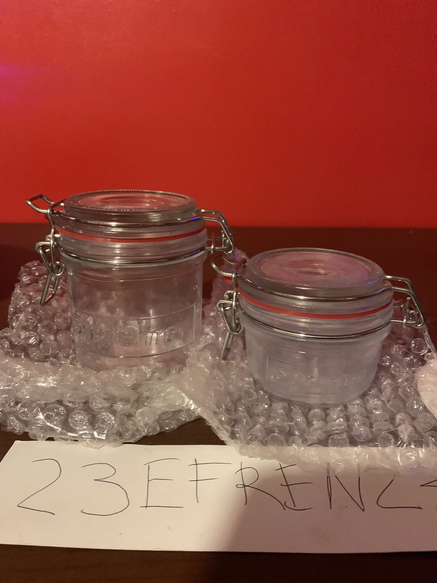 Supreme mason jars new in box