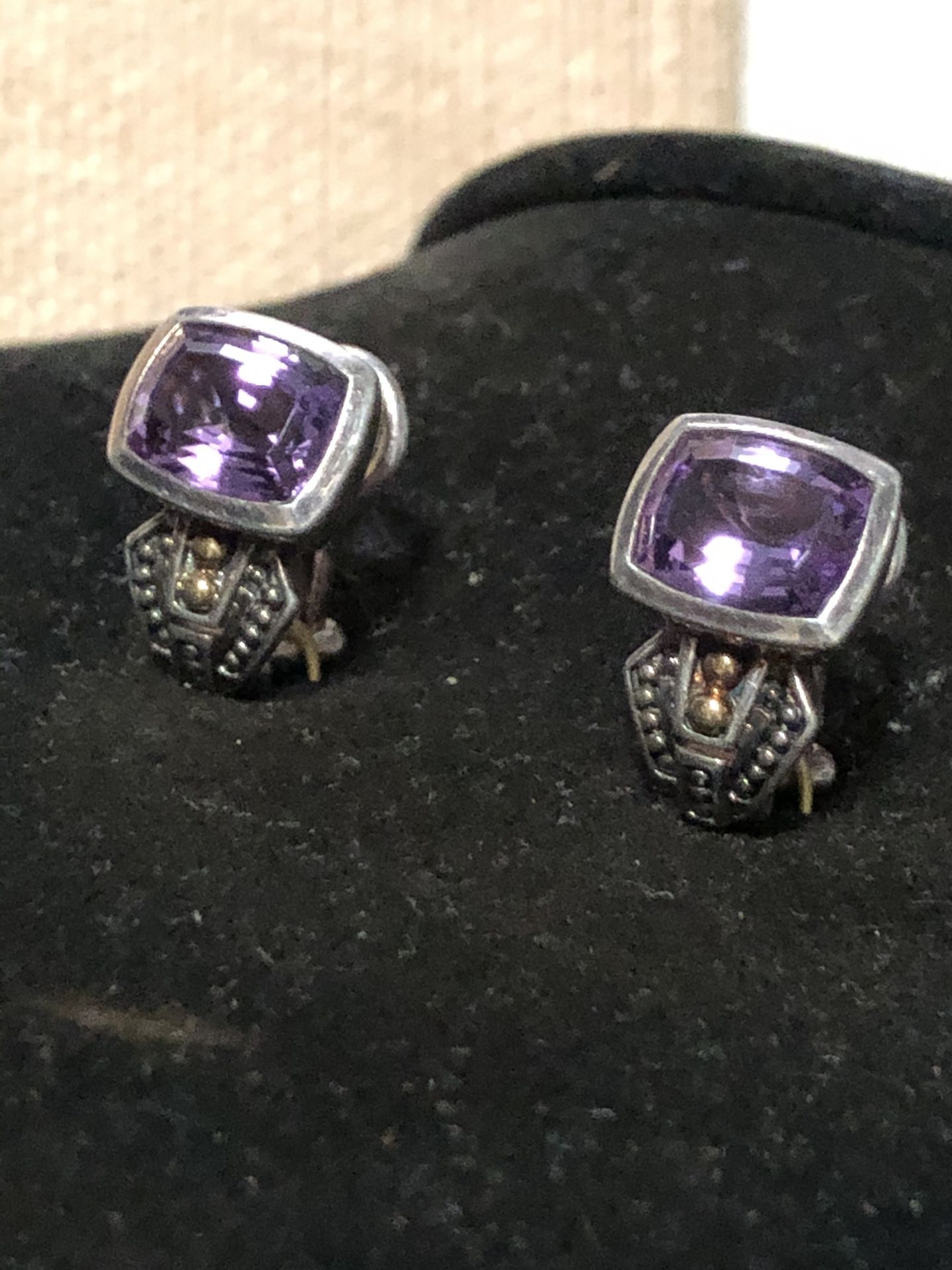 LAGOS Caviar Drop Earrings 18k, 14k and sterling silver